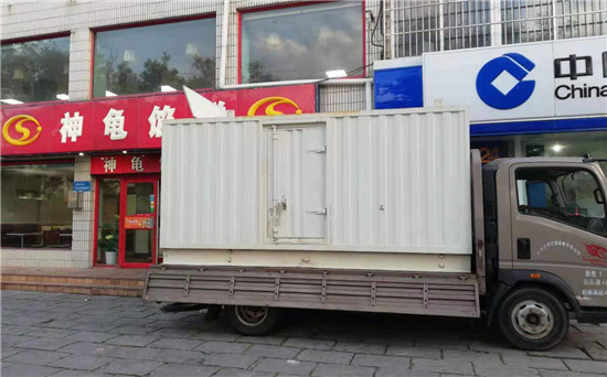 宝兴出租发电机施工案例